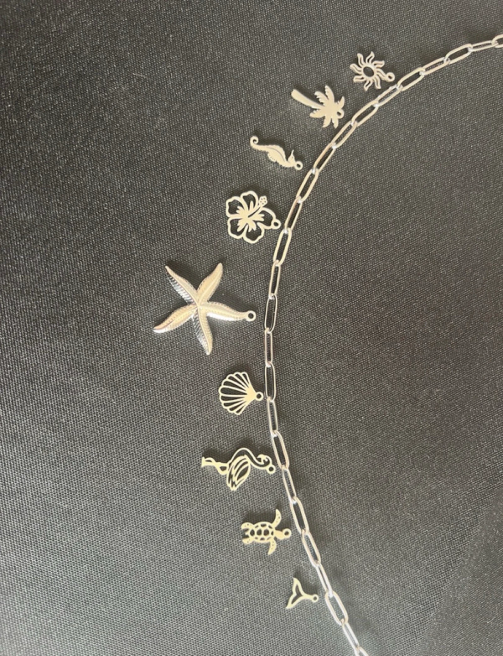 Zilveren bedelketting van roestvrij staal – photo 3
